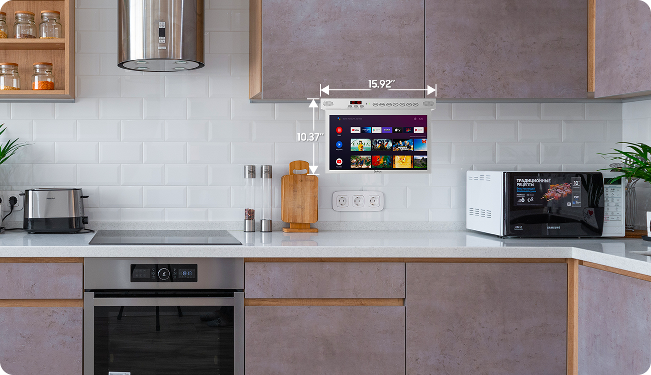 Who doesn’t need a tv in their kitchen?