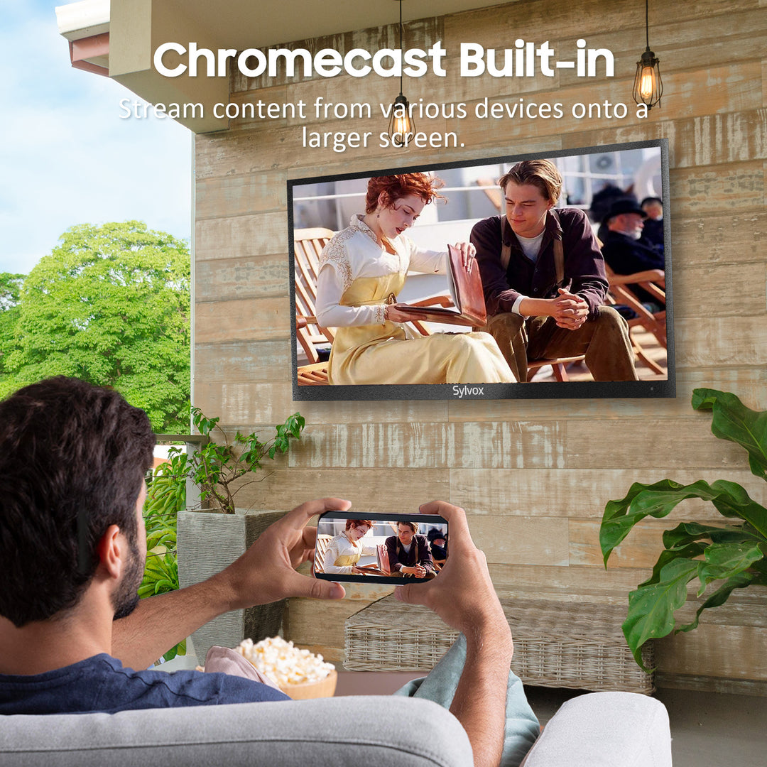 Outdoor TV UK with Google TV and 1000 Nits—2024 Deck Pro 2.0 Series