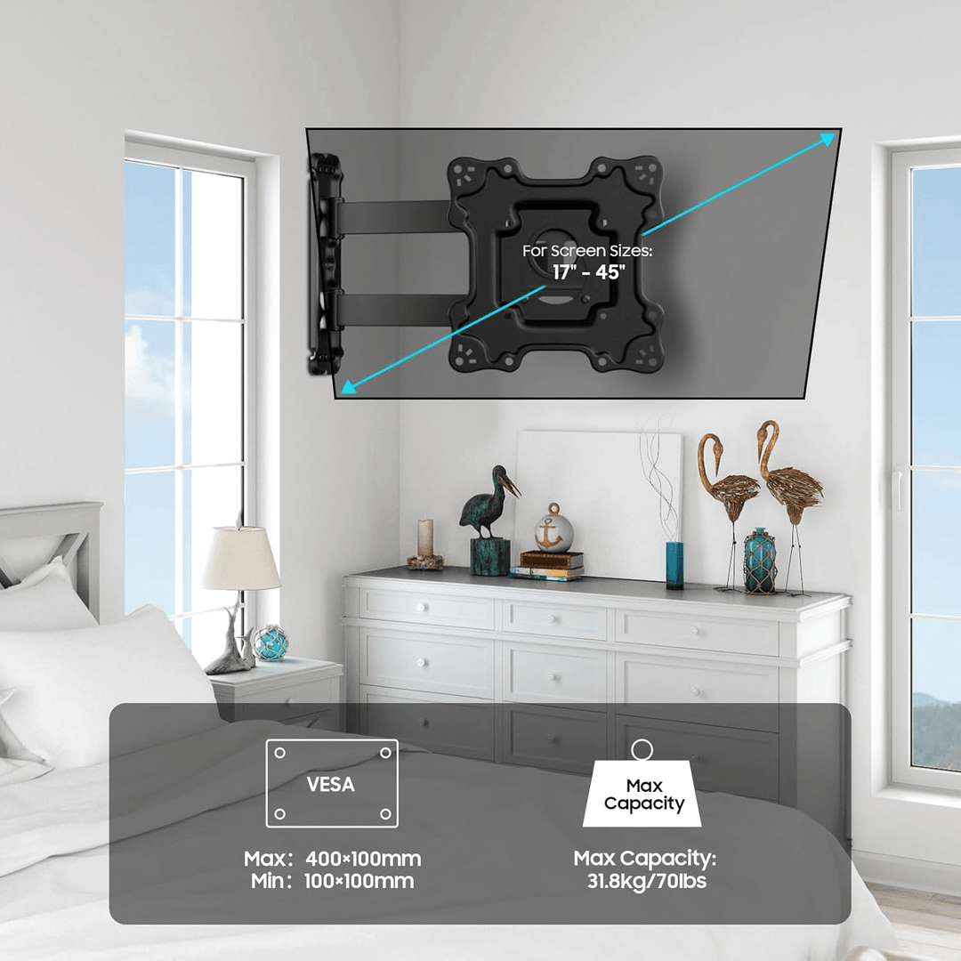 Sylvox Full Motion TV Wall Mount