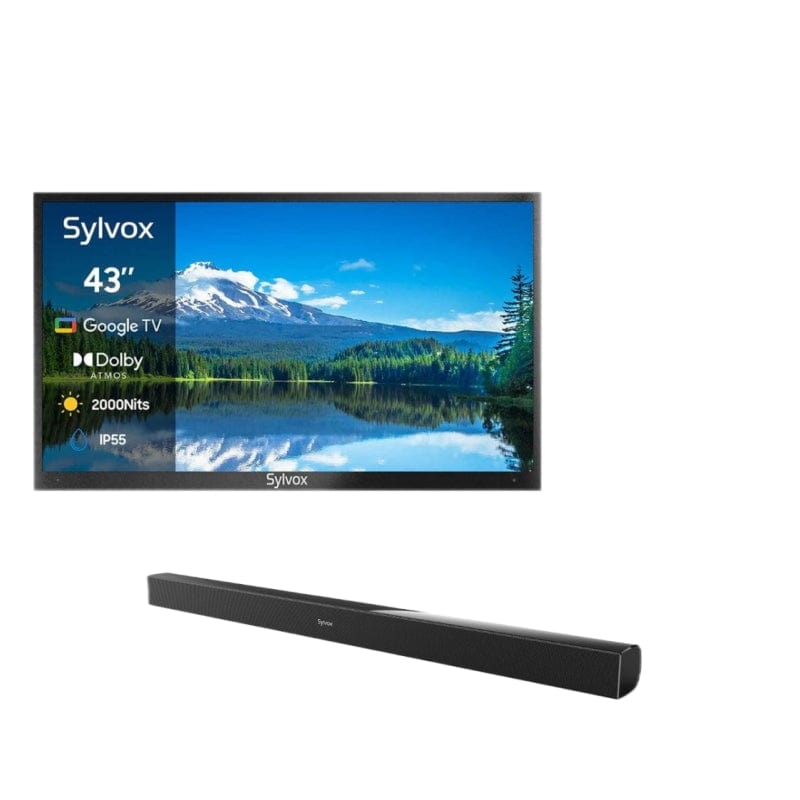 43" 2000Nit Google Outdoor TV (Full Sun) - 2024 Pool Pro 2.0 Series