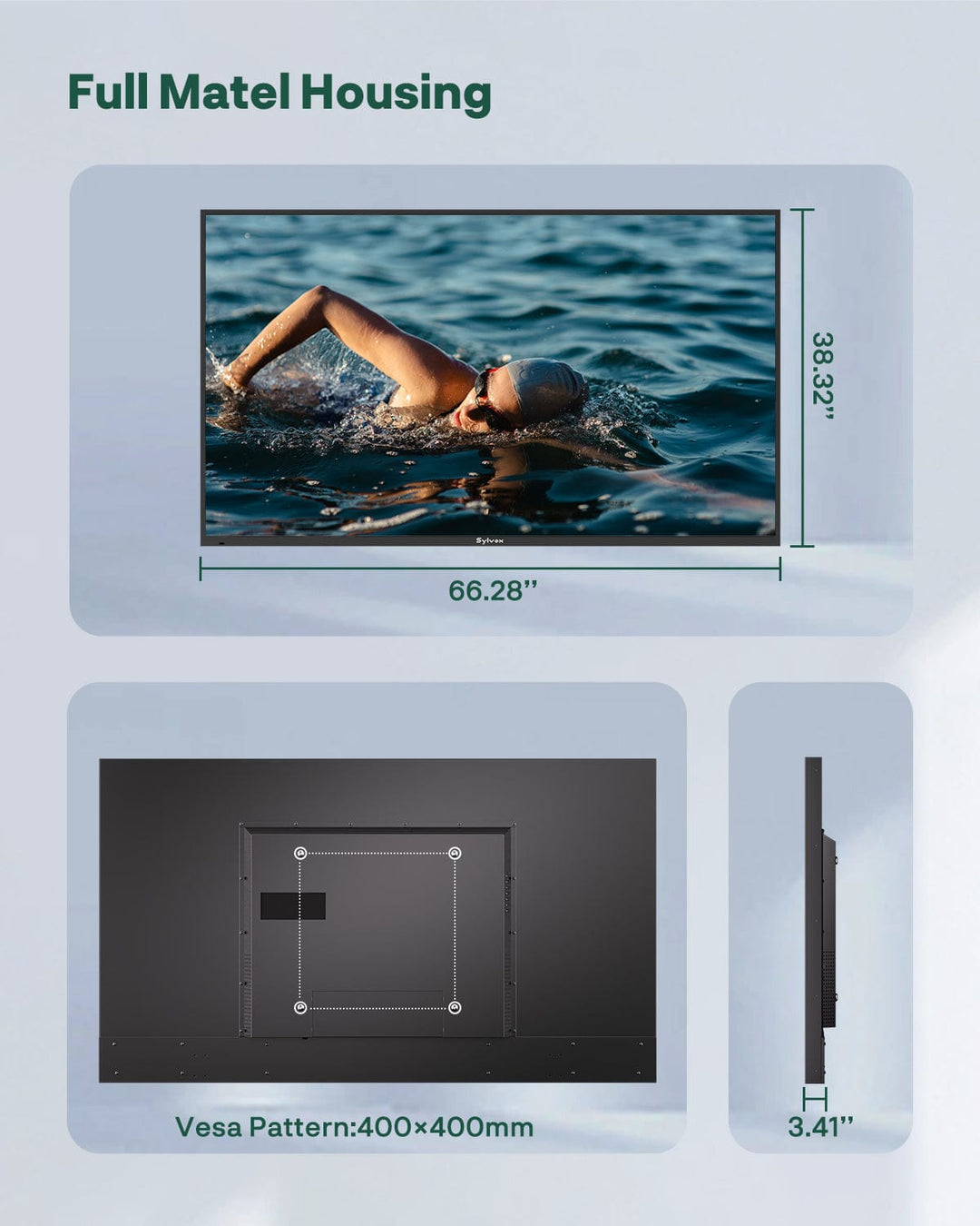 43" 120HZ Waterproof Outdoor TV-2025 Gaming Series