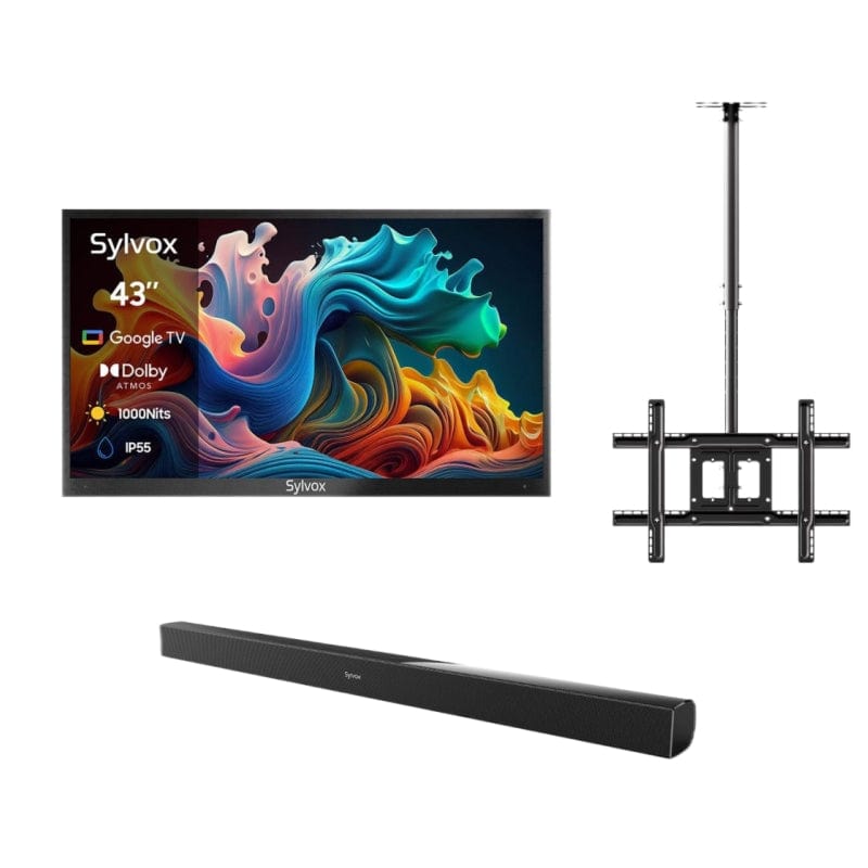 43" 1000Nit Advanced QLED  Google Outdoor TV (Partial Sun) - 2024 Deck Pro QLED 2.0 Series