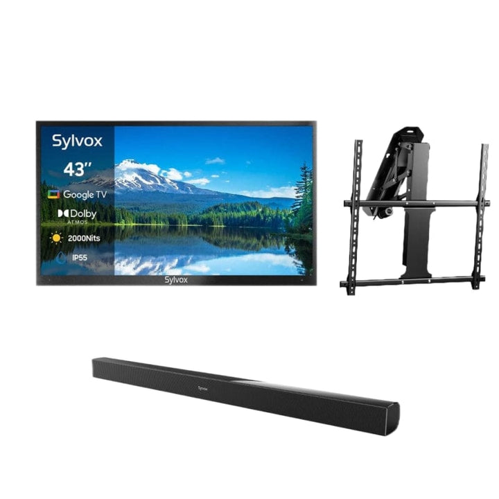 43" 2000Nit Google Outdoor TV (Full Sun) - 2024 Pool Pro 2.0 Series