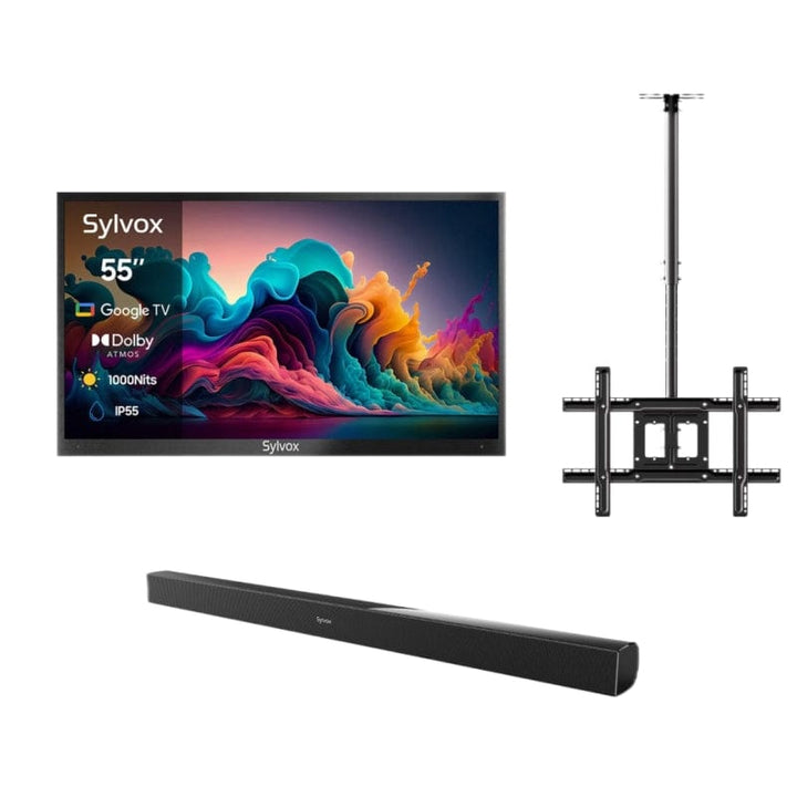 55" 1000Nit Advanced QLED  Google Outdoor TV (Partial Sun) - 2024 Deck Pro QLED 2.0 Series