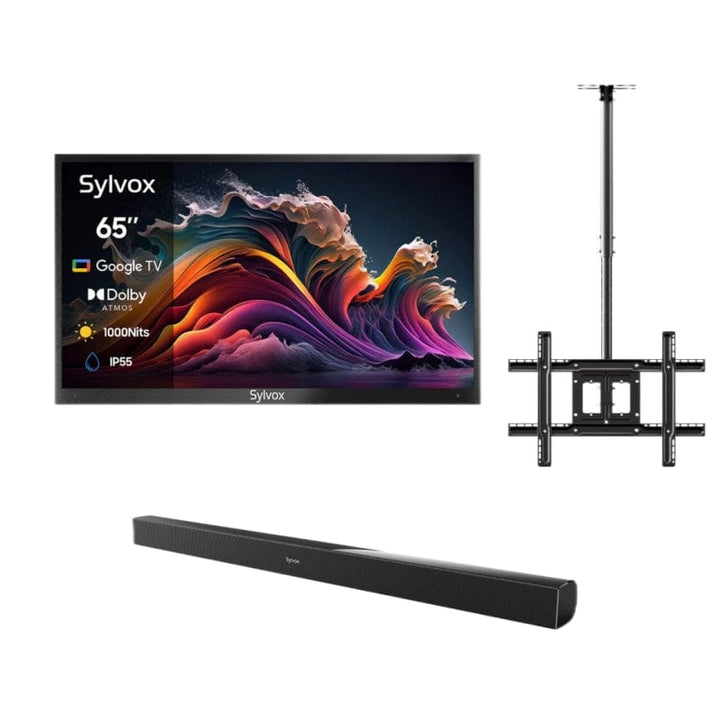 65" 1000Nit Advanced QLED  Google Outdoor TV (Partial Sun) - 2024 Deck Pro QLED 2.0 Series