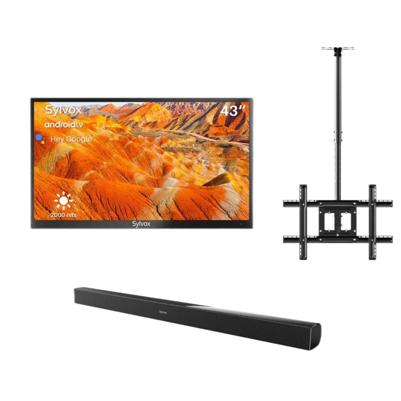 43" 2000Nit Android Outdoor TV (Full Sun) - 2023 Pool Pro Series