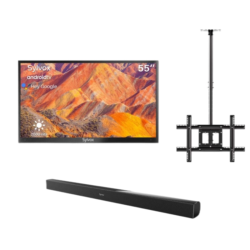 55" 2000Nit Android Outdoor TV (Full Sun) - 2023 Pool Pro Series