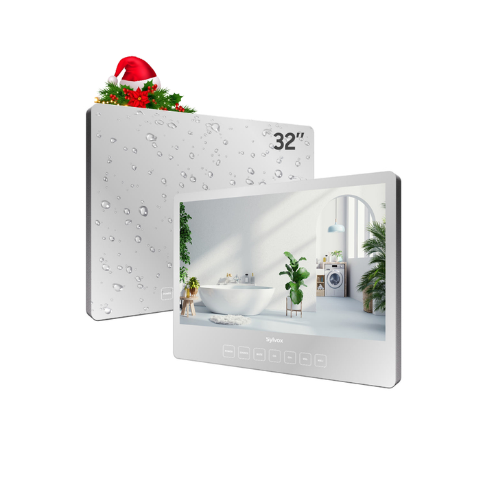 32" Waterproof Bathroom Mirror TV(Wall Mounted)