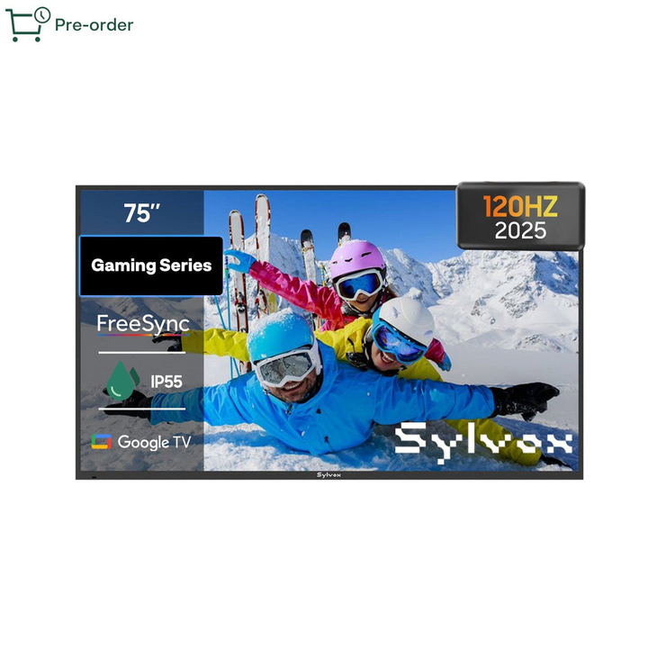 75" 120HZ Waterproof Outdoor TV-2025 Gaming Series