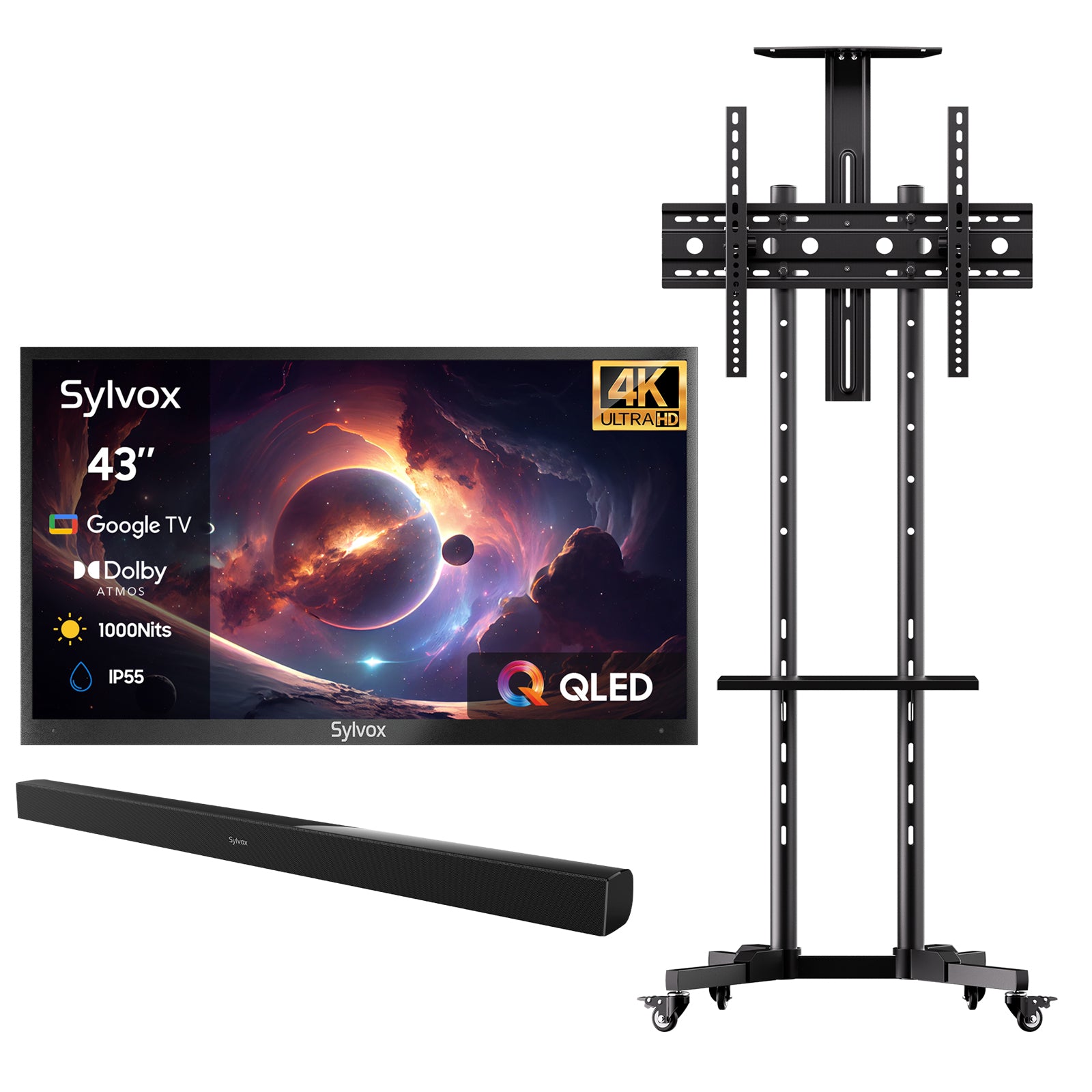 Advanced QLED Outdoor TV UK (Google TV)—2024 Deck Pro QLED 2.0 Series