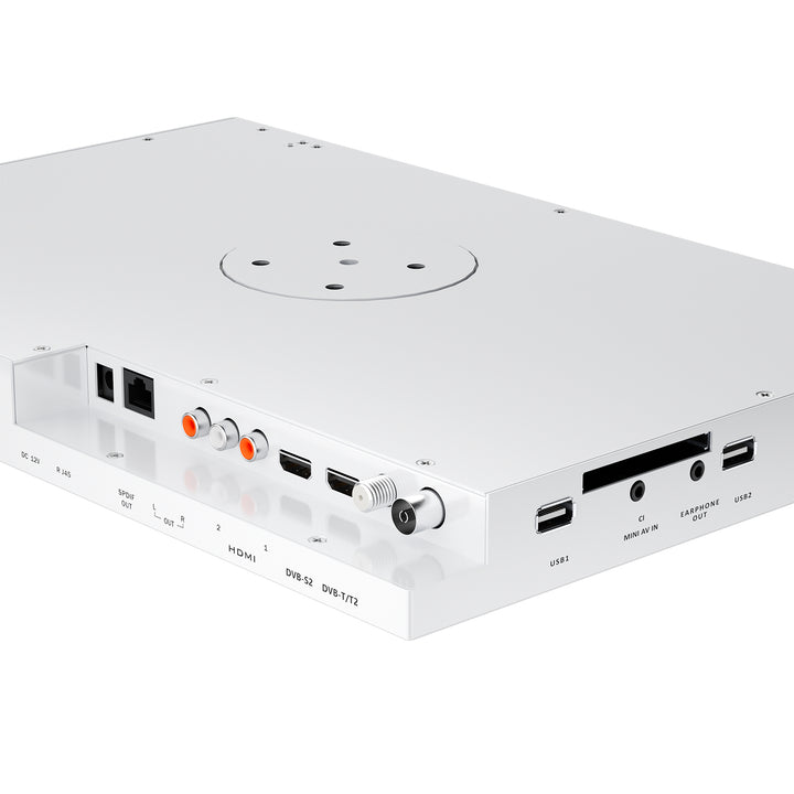 Sylvox 15.6“ Smart Under Cabinet TV for Kitchen（White）