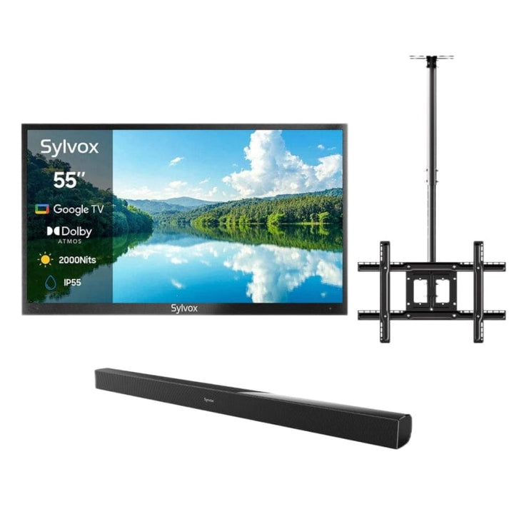 55" 2000Nit Google Outdoor TV (Full Sun) - 2024 Pool Pro 2.0 Series