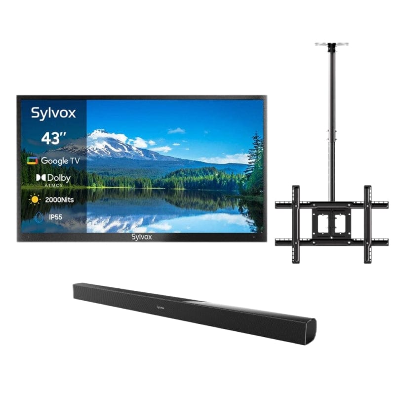 43" 2000Nit Google Outdoor TV (Full Sun) - 2024 Pool Pro 2.0 Series