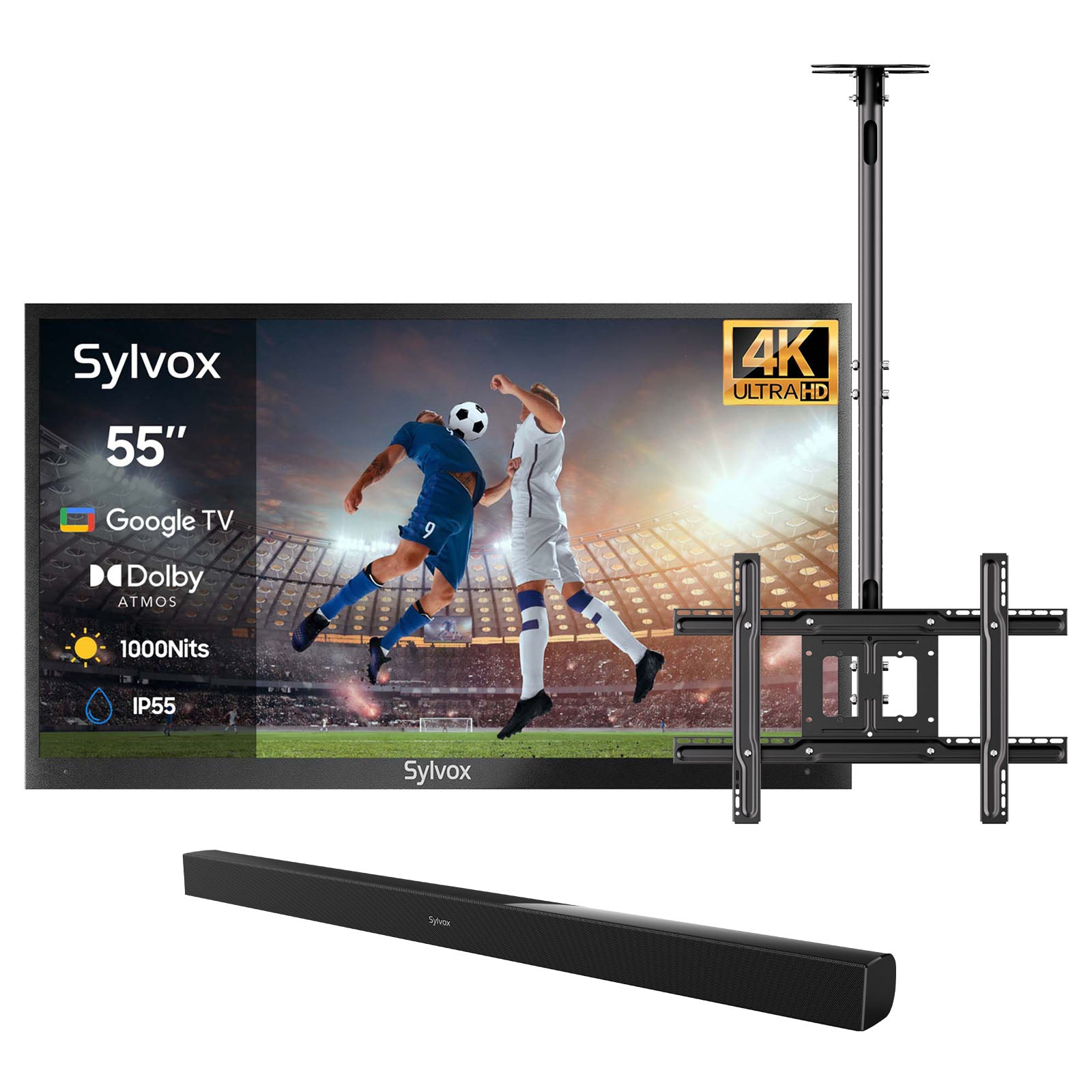Outdoor TV UK with Google TV and 1000 Nits—2024 Deck Pro 2.0 Series