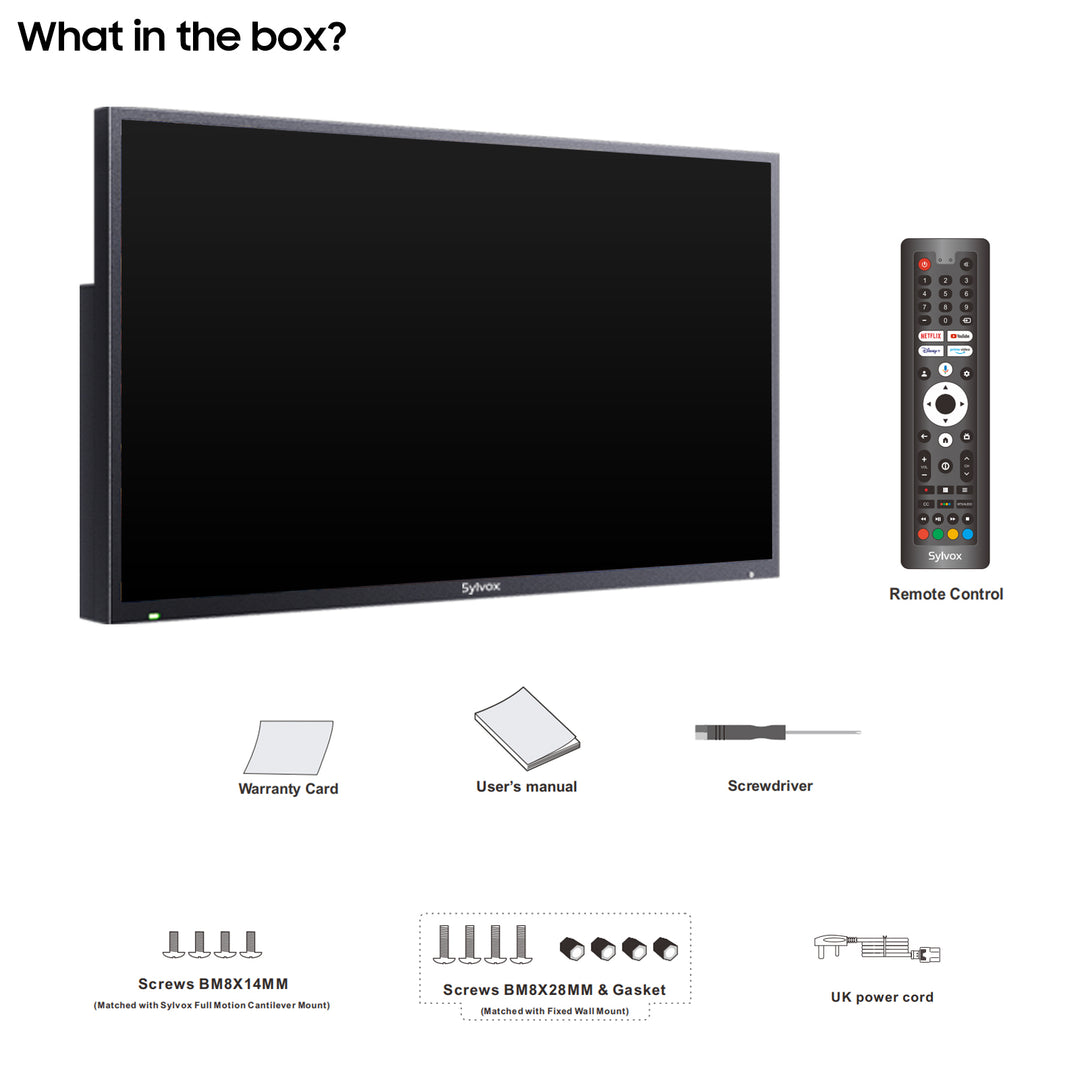 Outdoor TV UK with Google TV and 1000 Nits—2024 Deck Pro 2.0 Series